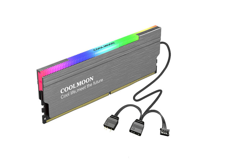 Coolmoon RA1 Ram Heatsink Black