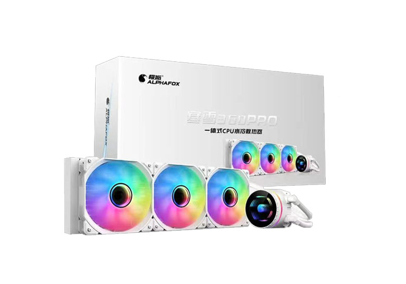 AlphaFox 360mm Liquid ARGB Cooler White