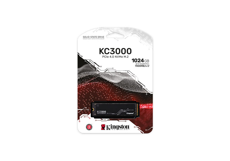 Kingston KC3000 1TB PCIe 4.0 NVMe M.2 SSD