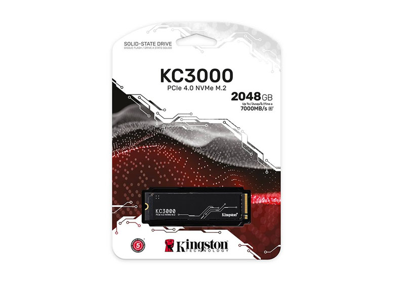 Kingston KC3000 2TB PCIe 4.0 NVMe M.2 SSD