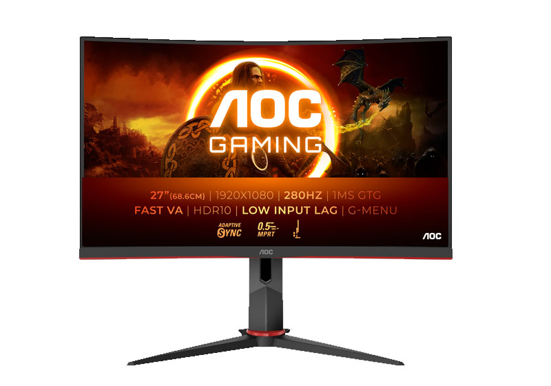 Aoc C27G2Z3/BK 27 inch 280hz Full HD Curved