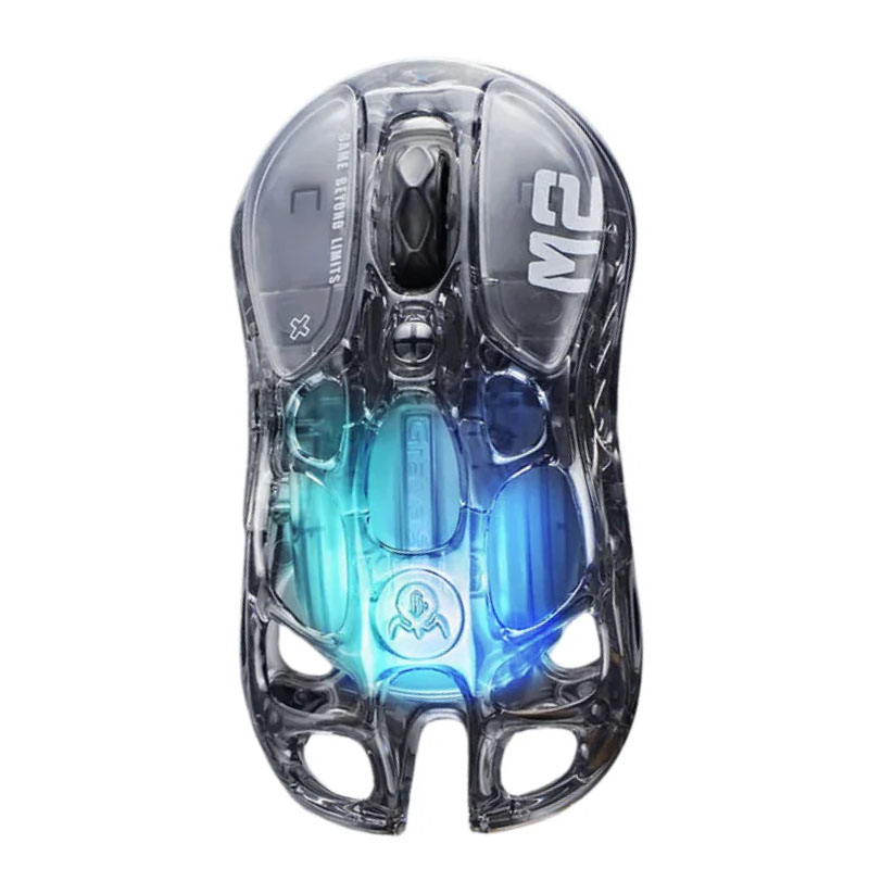 GravaStar Mercury M2 Wireless Gaming Mouse – Transparent Black