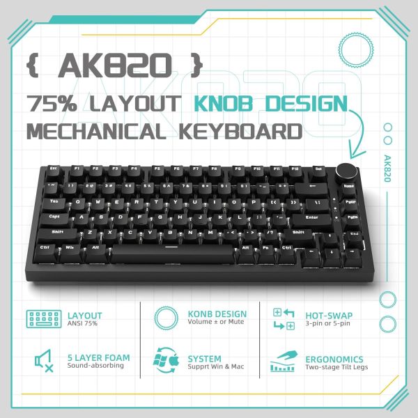 AJAZZ AK820 (BLACK) - Image 2