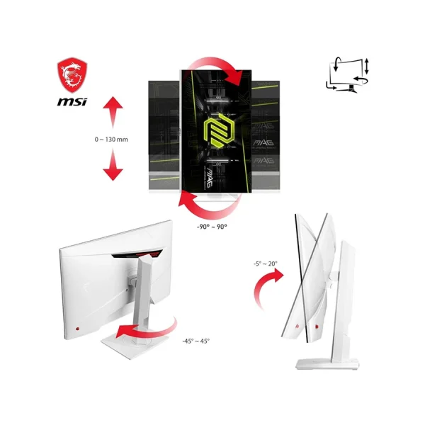 MSI MAG 274QRFW 27 inch 180Hz 1ms - Image 5