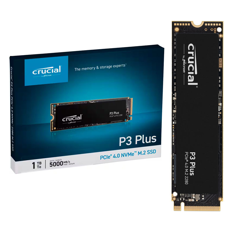 Crucial P3 Plus 1TB PCIe 4.0 M.2 2280 SSD
