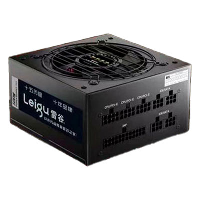Leigu 600w+ 80 plus Bronze Full modular Black