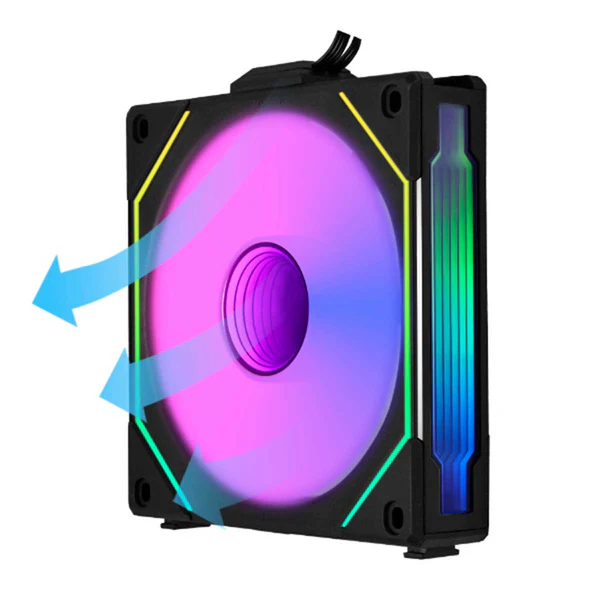 Alpha Fox ARGB Reverse Black Fan 4 pin