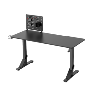 Lumi GMD11-4D Gaming Desk With Pegboard Black