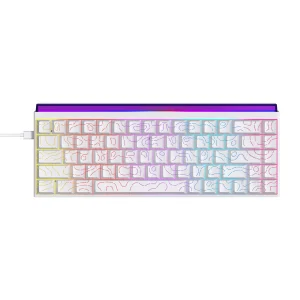 AJAZZ NK68 WIRED KEYBOARD White