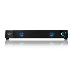 Monstar GUTS LIVE100 RGB Oatmeal Pink USB PC Soundbar 2.0 Gaming Speaker