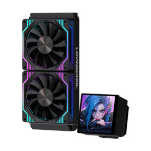 Lovingcool 240mm black with screen DP-01