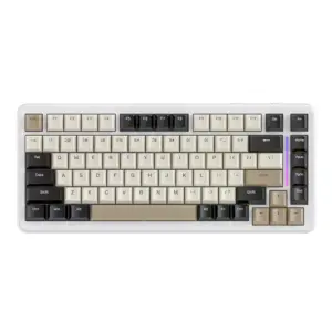 ATTACK SHARK M86 Tri-mode Gasket Mechanical Keyboard Cheese White