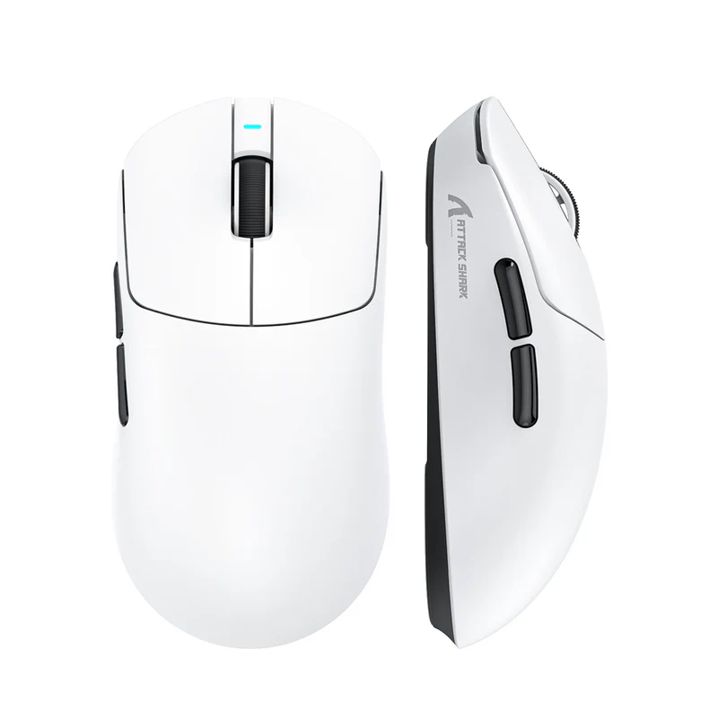 ATTACK SHARK X8Plus Tri-mode Lightweight Wireless Gaming Mouse White