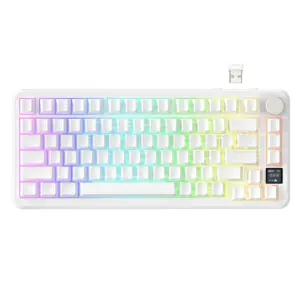 ATTACK SHARK X85PRO Tri-mode Gasket Mechanical Keyboard White